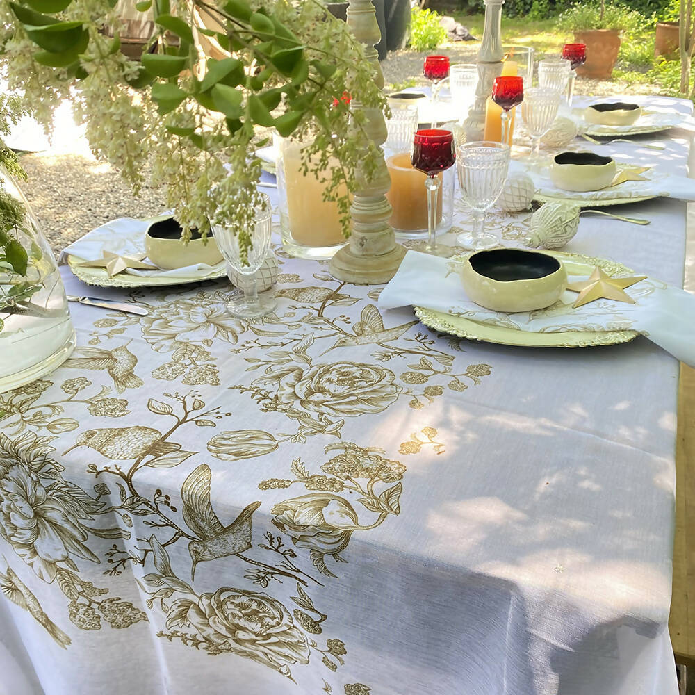 Mantel Colibrí - Velo Organza