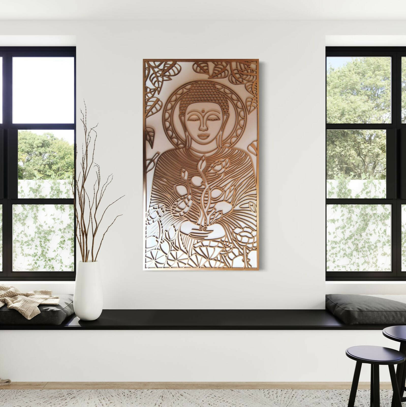 (A PEDIDO) Cuadro Buda dorado 70x36 cm