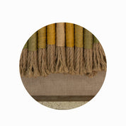 Cuadro de embarrilados de yute medianos 42 x 43 cm.