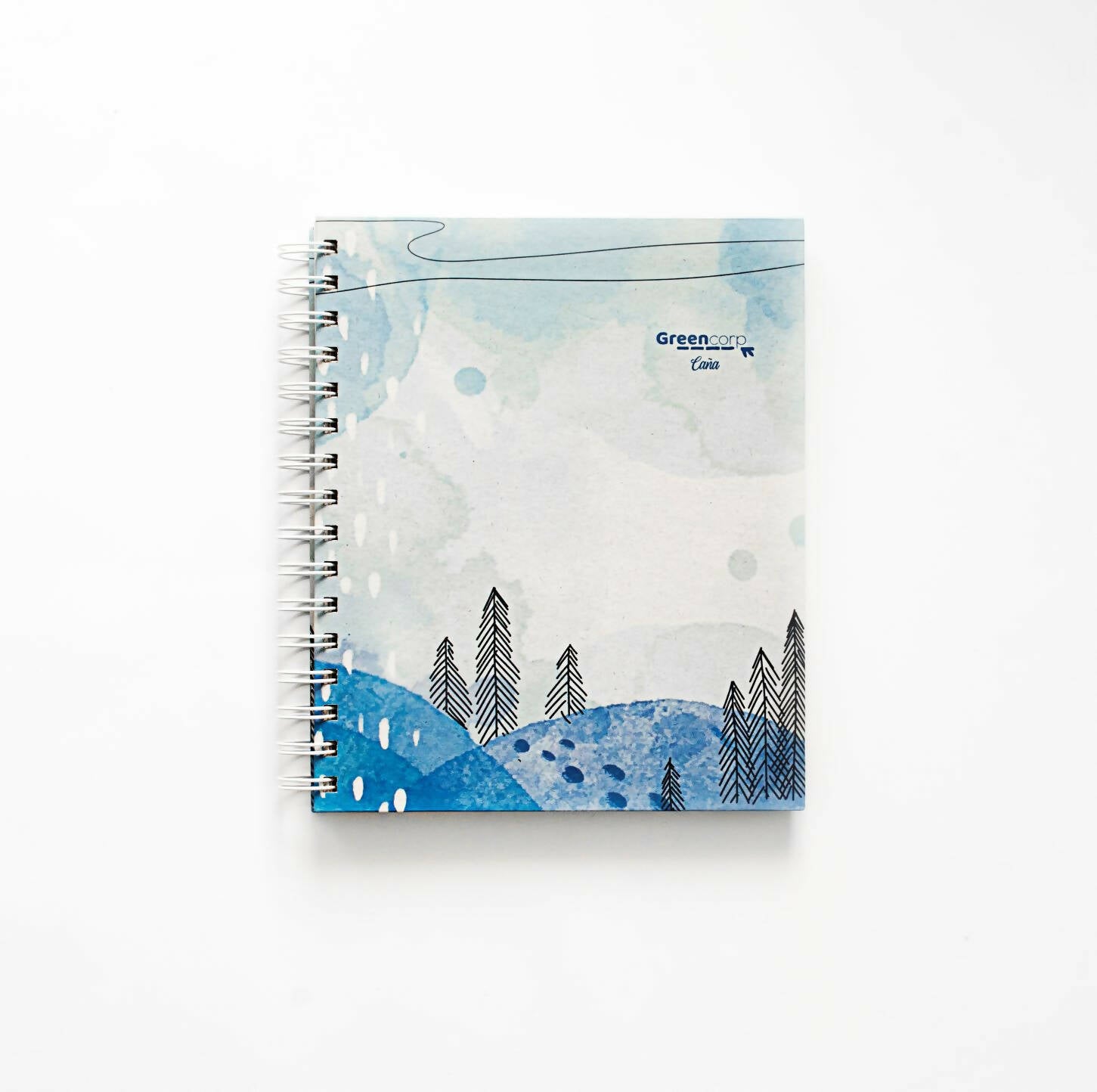 Cuaderno Ecológico Líneas Bosque Azul