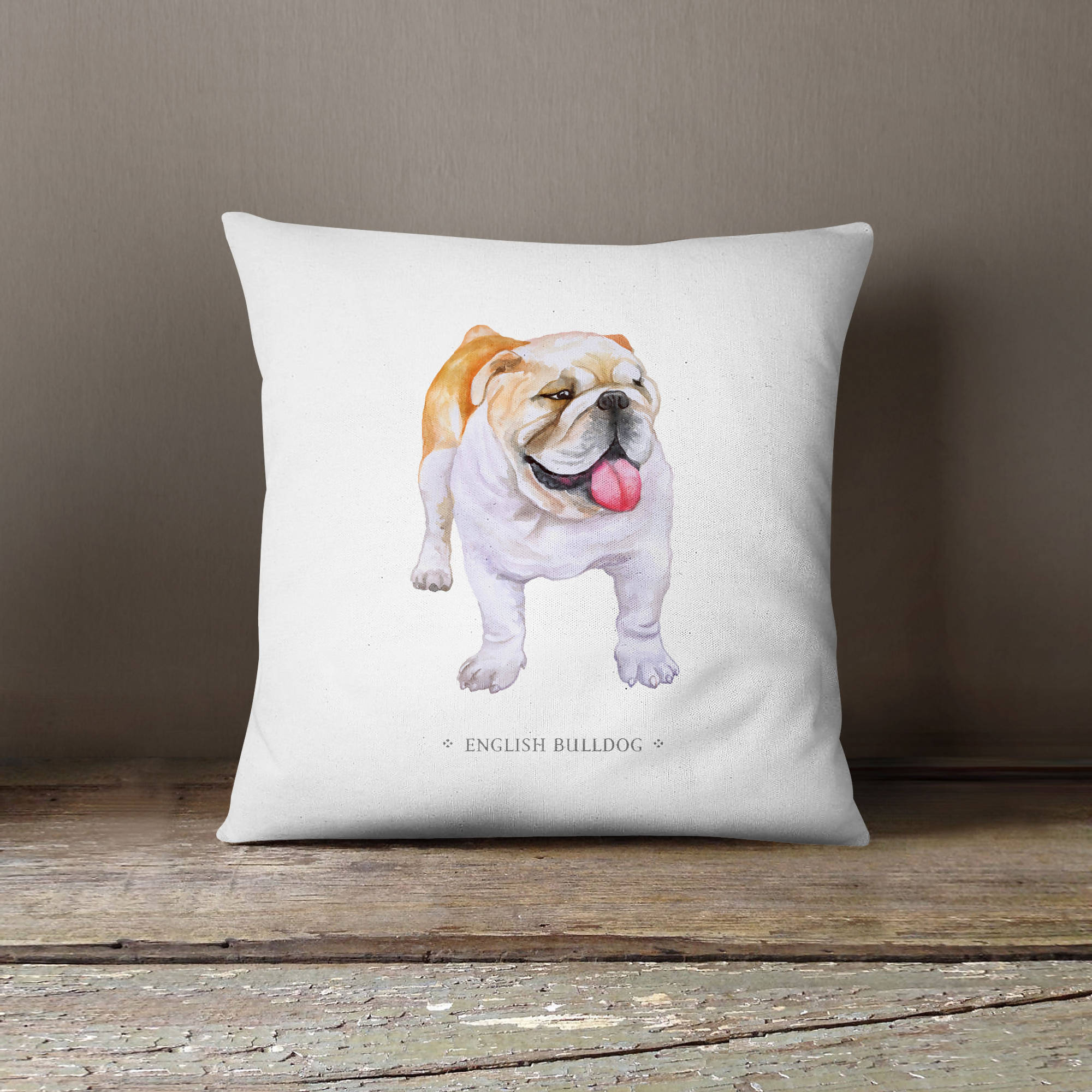 Funda Cojín Bulldog inglés