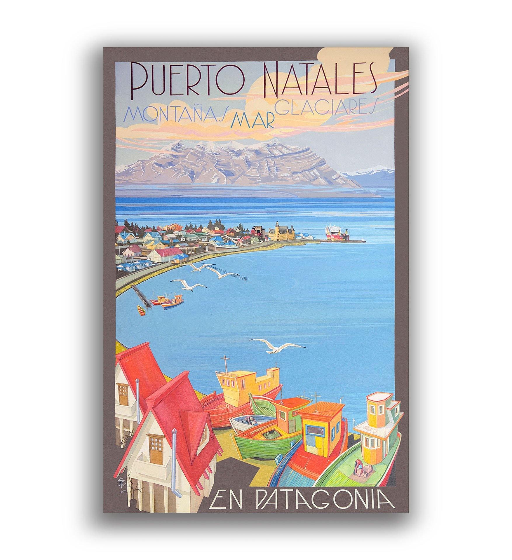 Puerto Natales - Lámina - Mappin