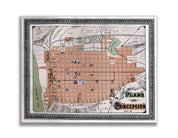 Plano de Concepción en 1895 - Lámina - Mappin