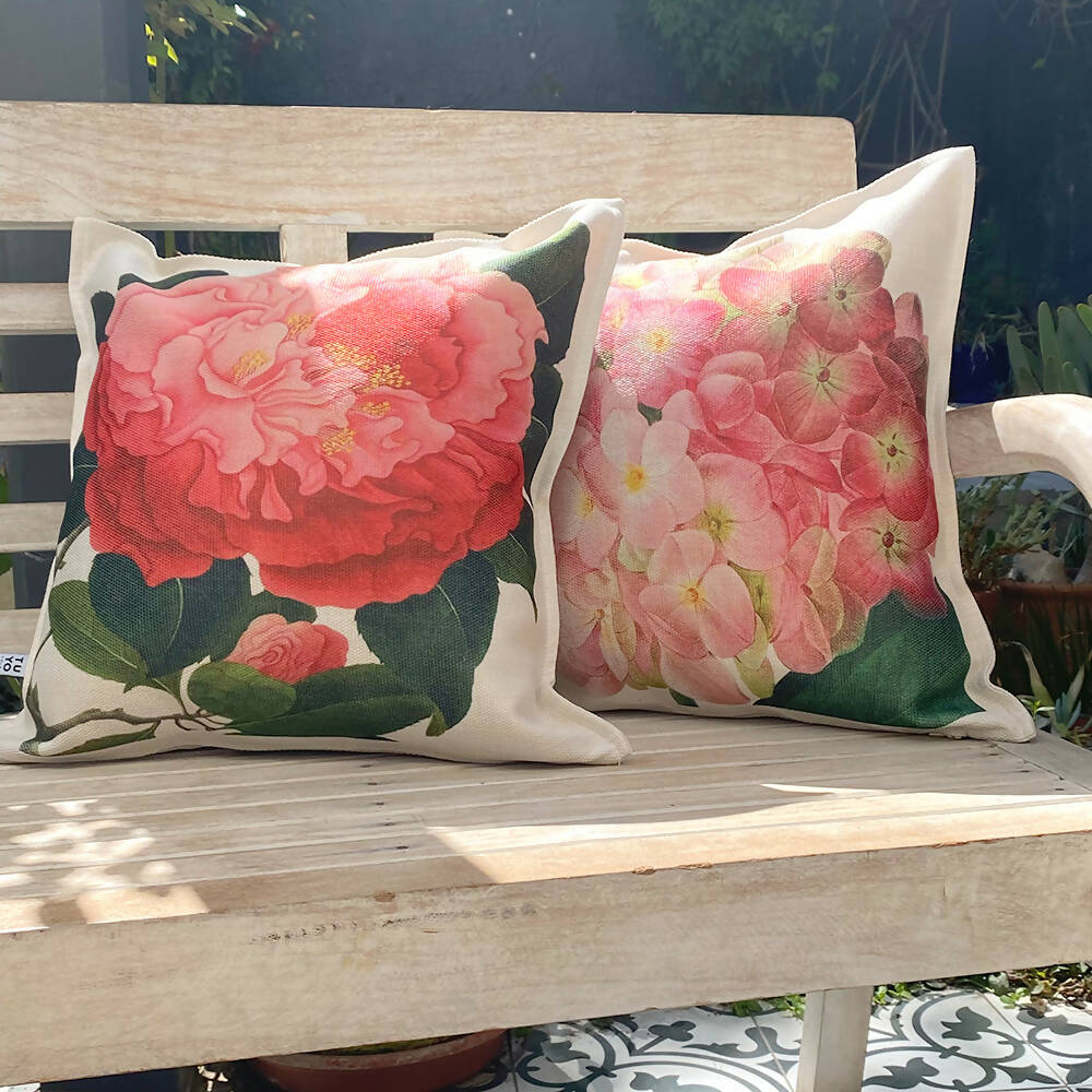 Cojín Hortensia - 45 x 45