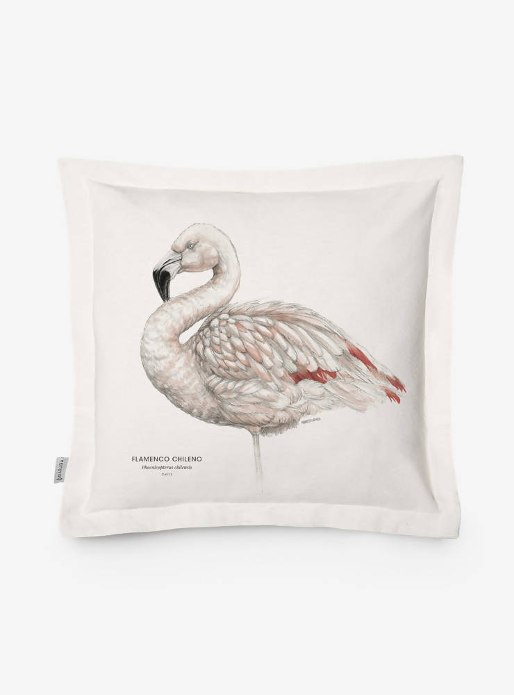 FUNDA COJÍN FLAMENCO