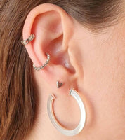 Cuff con circones plata (unidad)