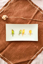 Bandeja Rectangular Pájaros