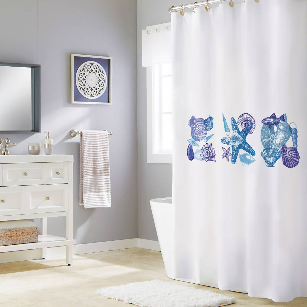 Cortina de baño Conchitas