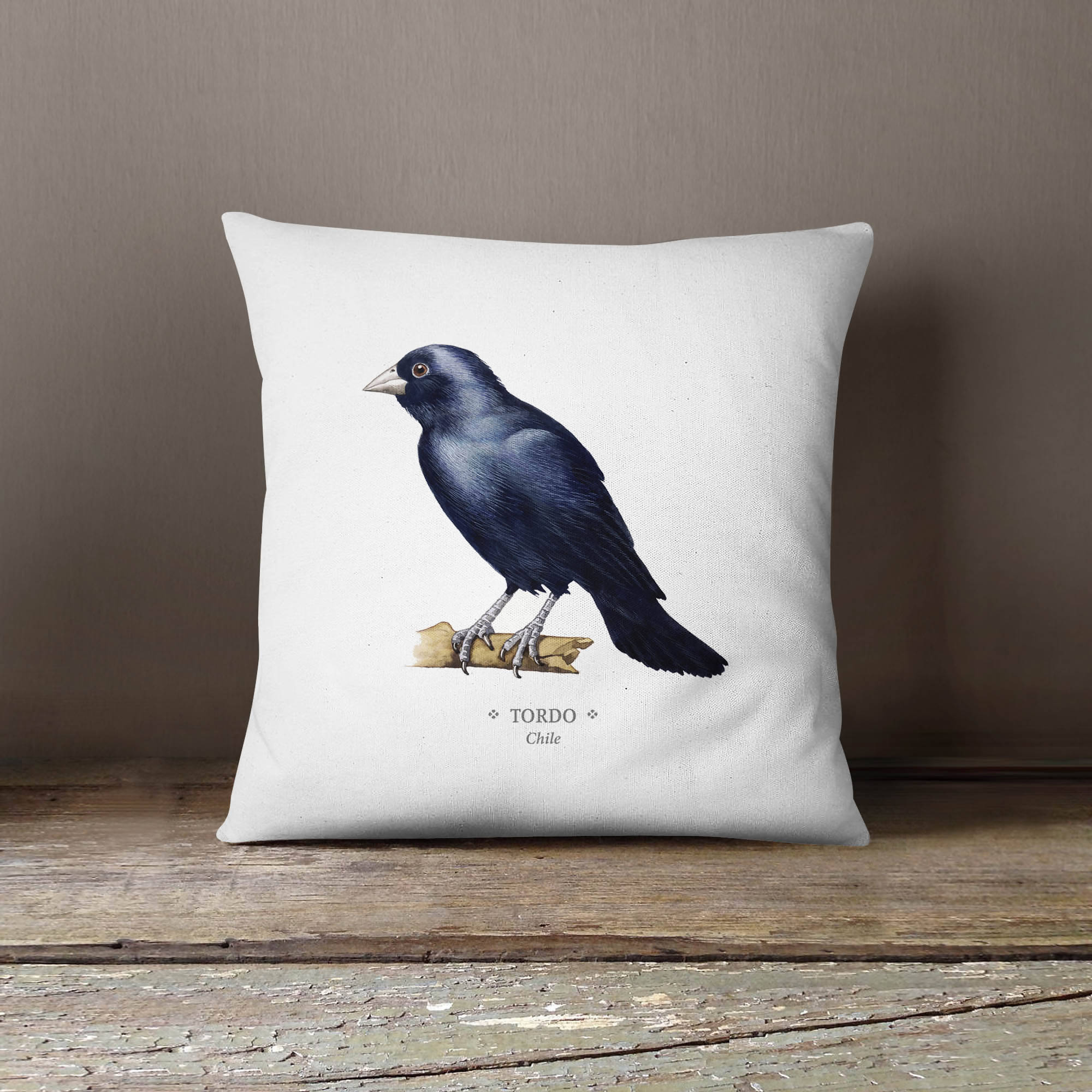 Funda cojín Tordo