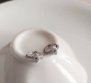 Argollas con ojo turco - plata