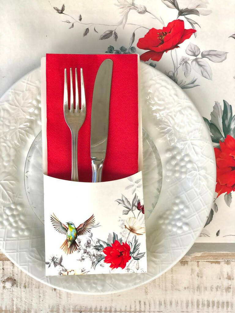 Porta Cubierto Colibrí