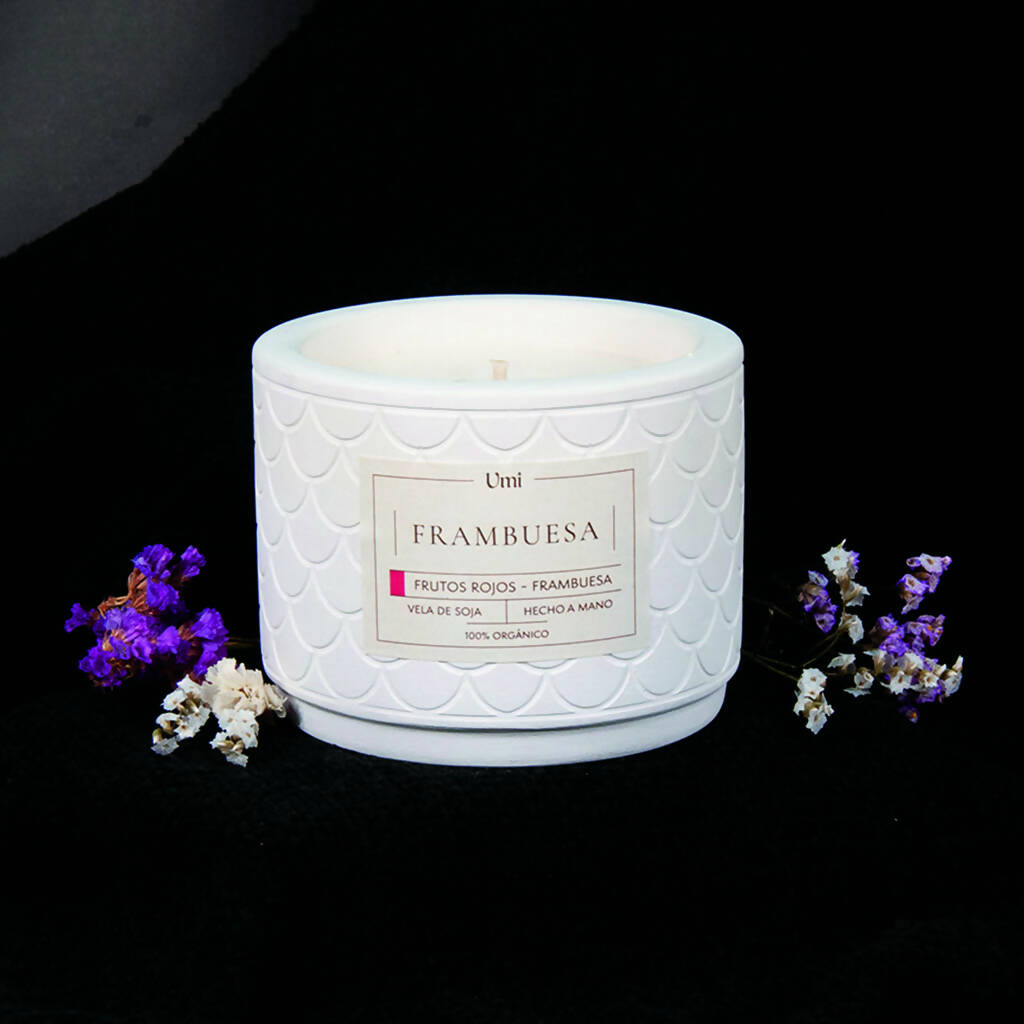 Vela de soja Umi Aroma Frambuesa 200 gr