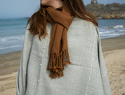 Bufanda Lisa Natural Alpaca