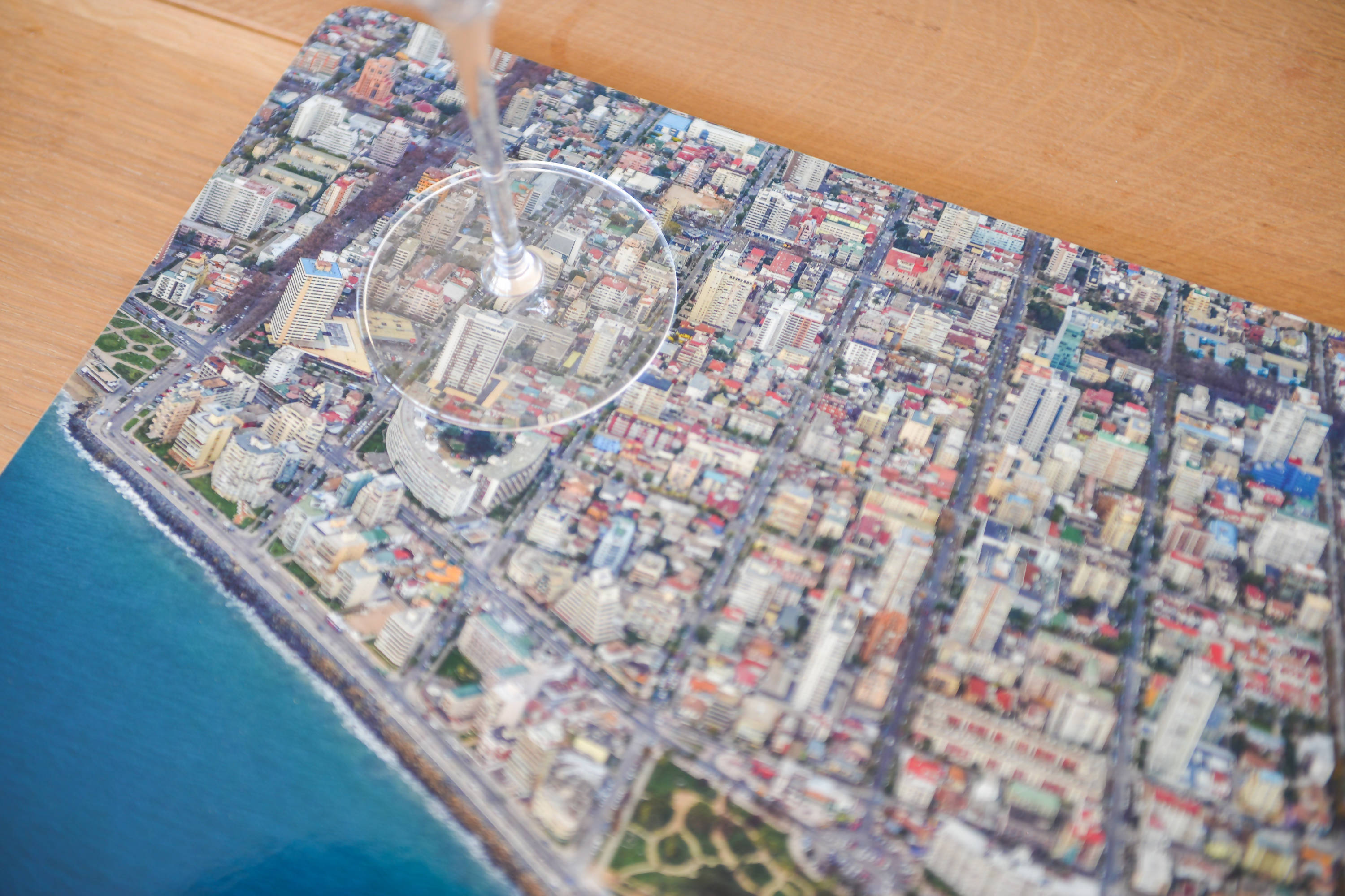 Set 4 individuales Viña del Mar Corcho-Madera