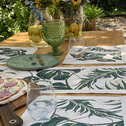 Set de Individuales Philodendro - Linet Natural