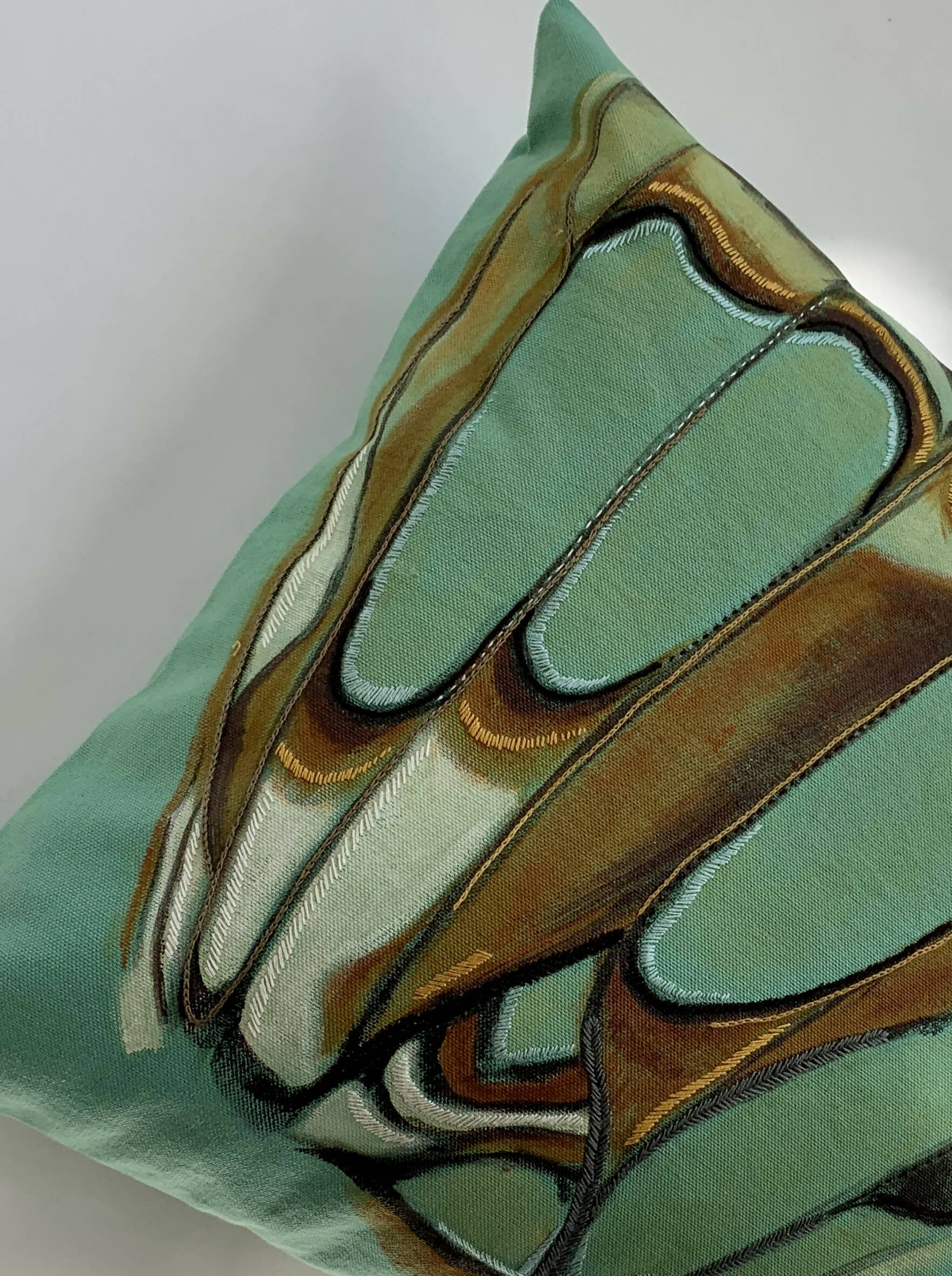 Funda ala de mariposa - algodón verde