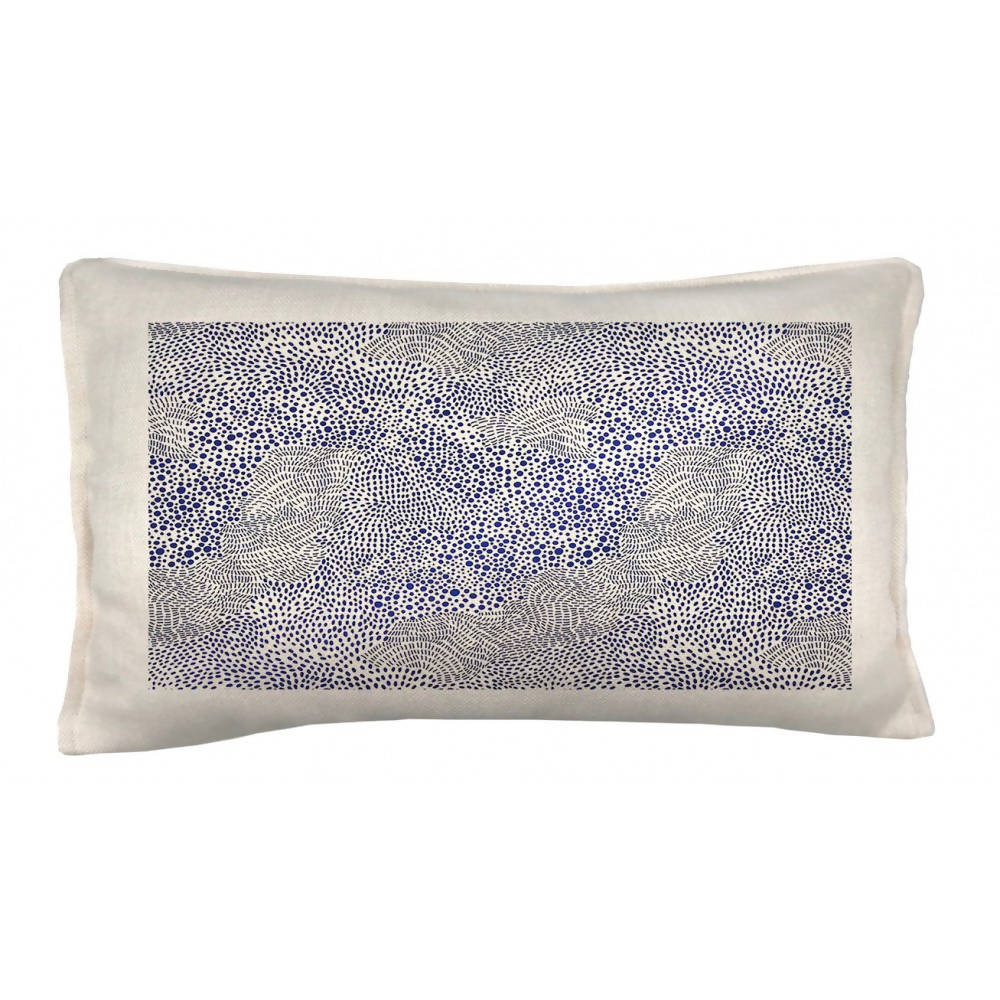 Cojin Tapiz Azul Limón 2 - 50 x 30