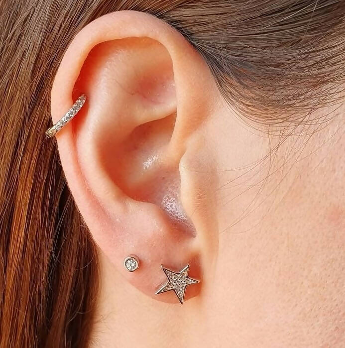 AROS MINI PUNTOS DE LUZ PLATA