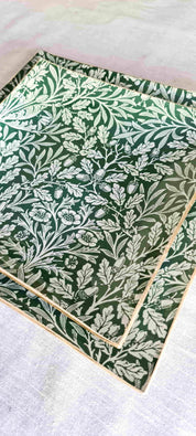 Bandeja cuadrada 25 cm, Verde