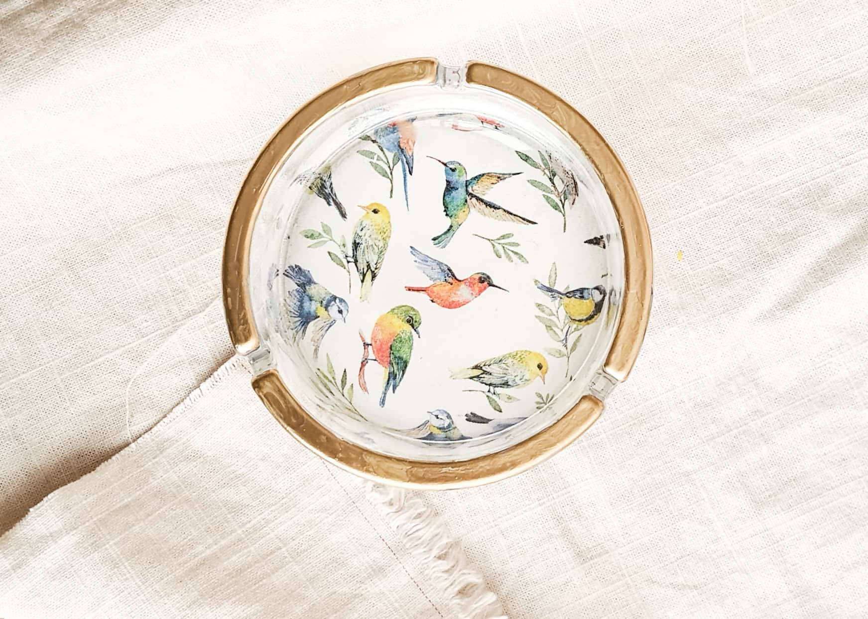 Cenicero 13 cm Pajaritos