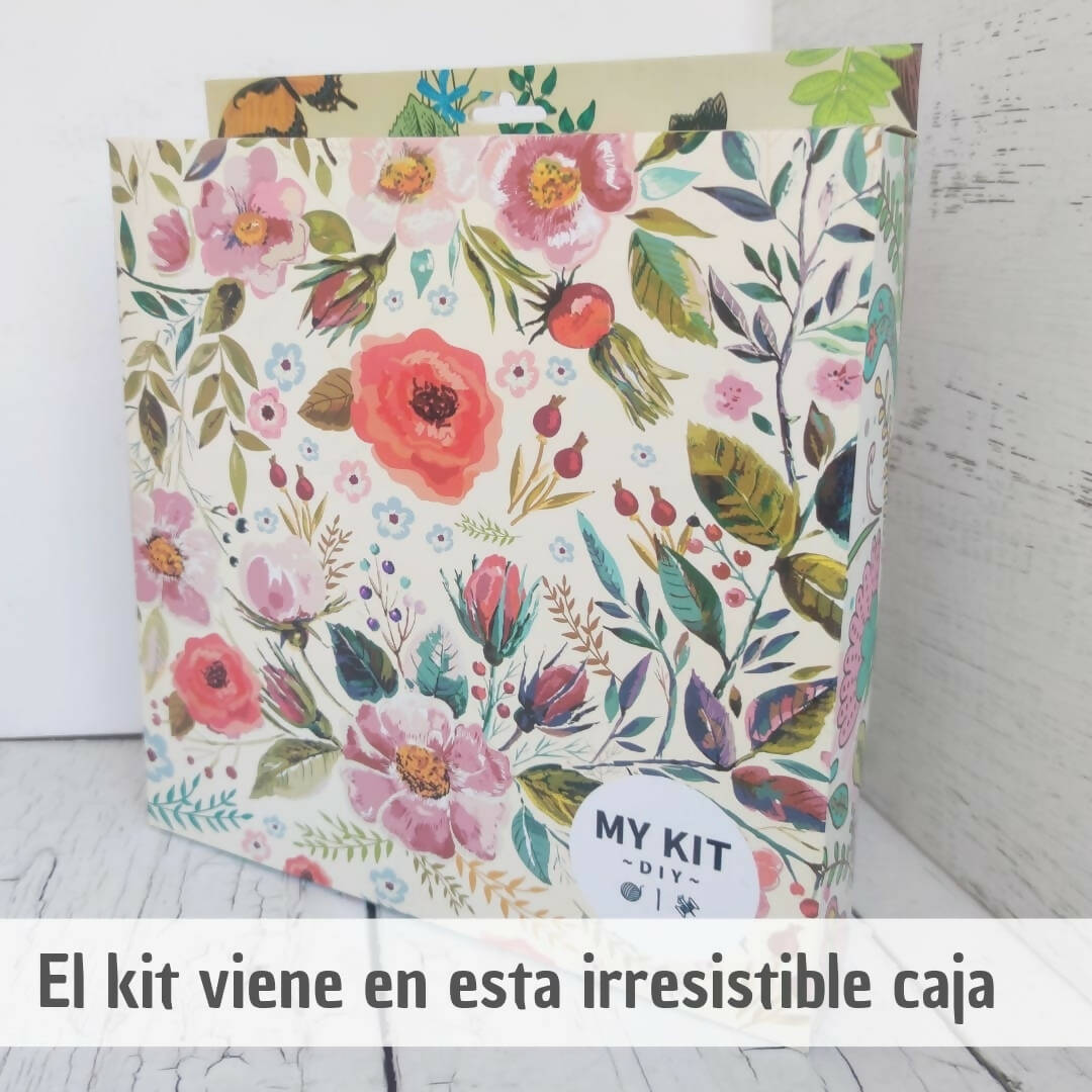 Kit de bordado corazón mexicano