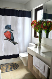 Cortina de baño Martín pescador