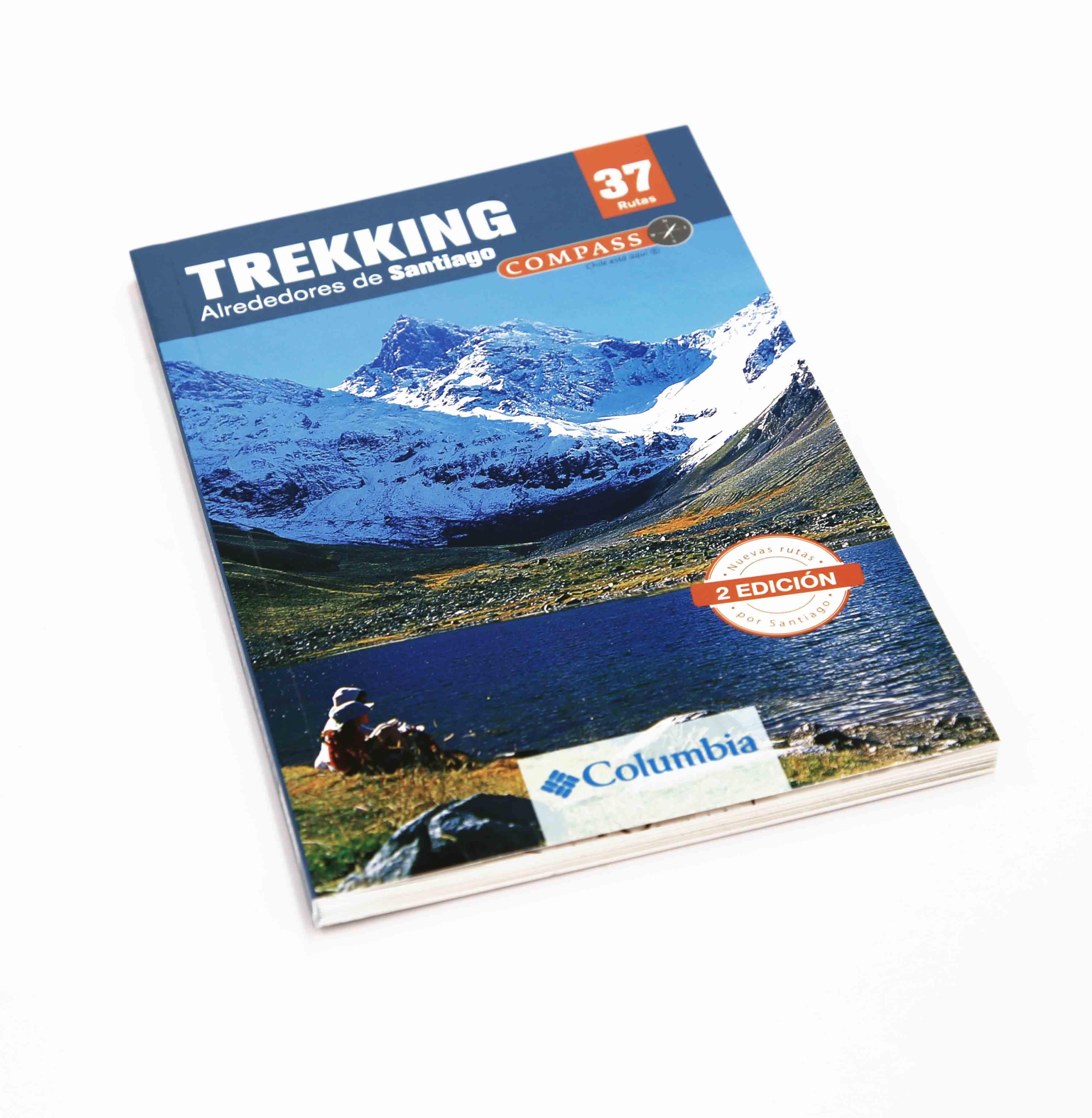 Mapa de Trekking en Santiago - Lámina - Mappin