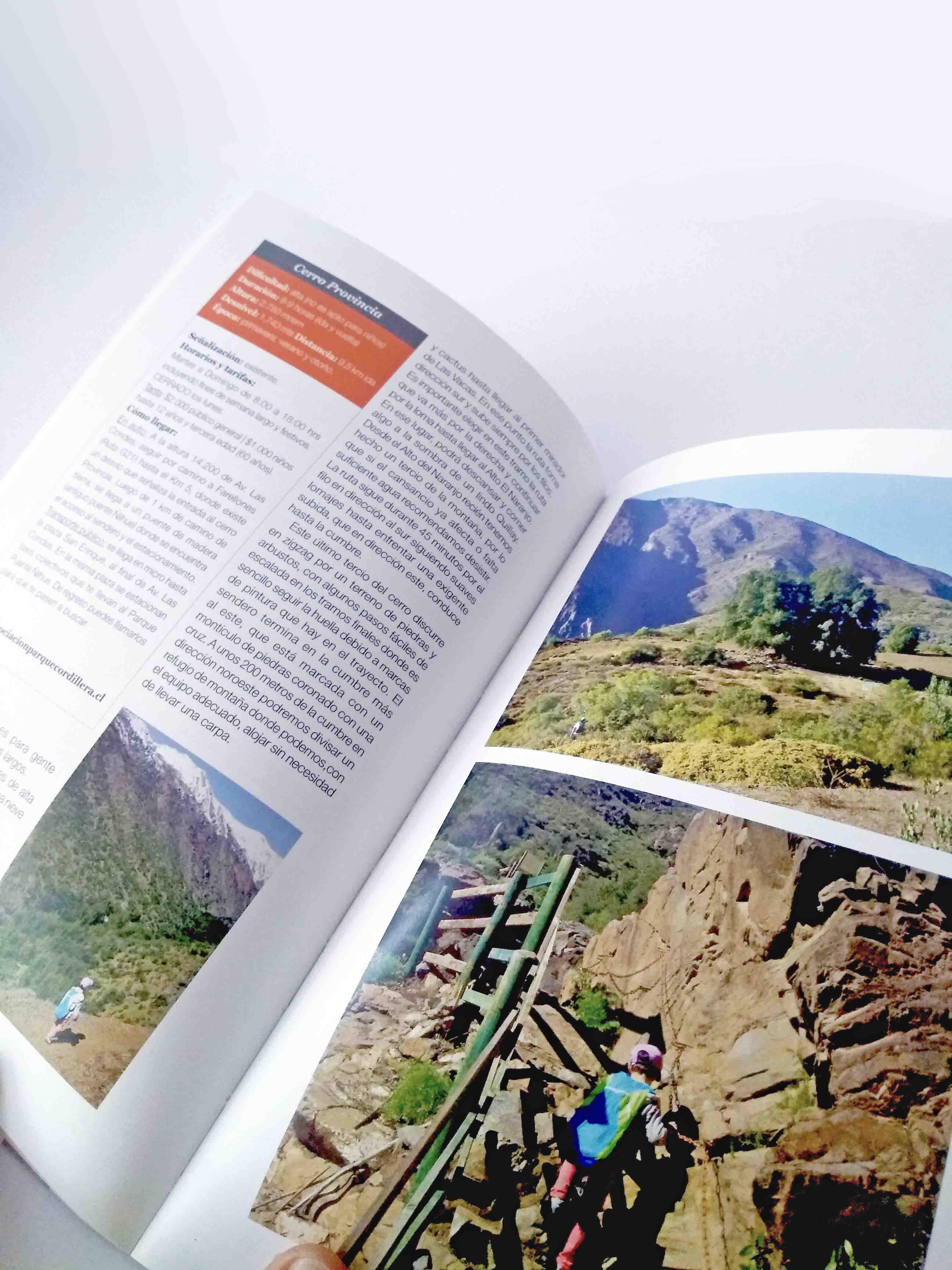 Mapa de Trekking en Santiago - Lámina - Mappin