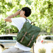 Mochila Notebook 15" Sustentable. Diseño Verde.