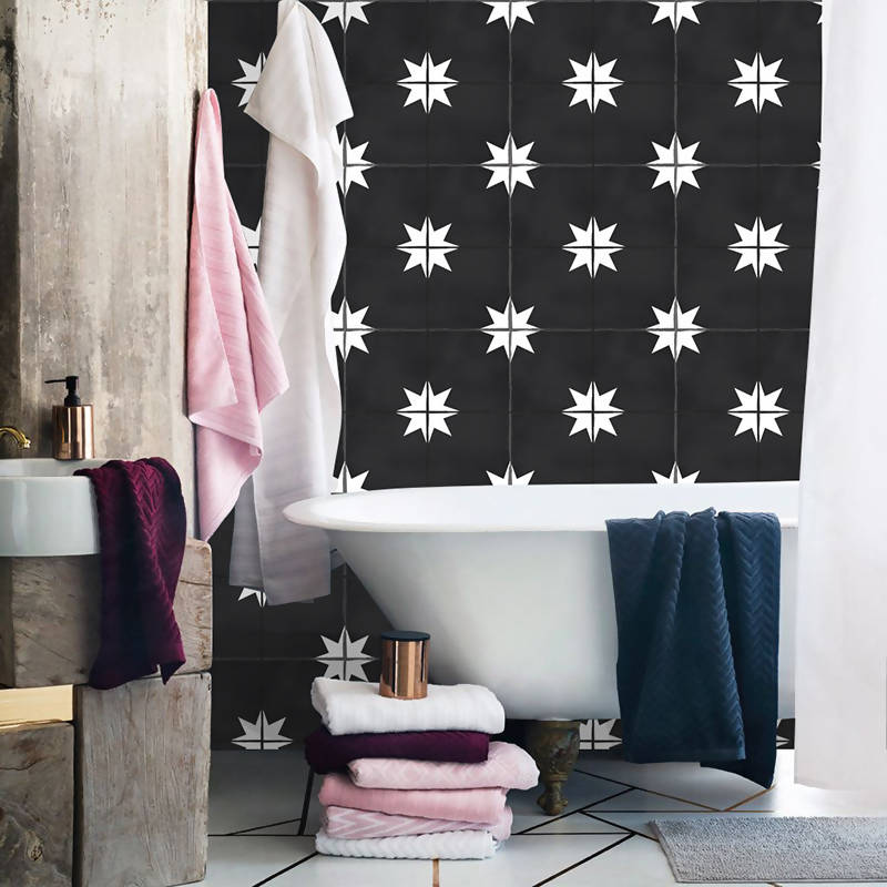 Baldosa Estrella Negra