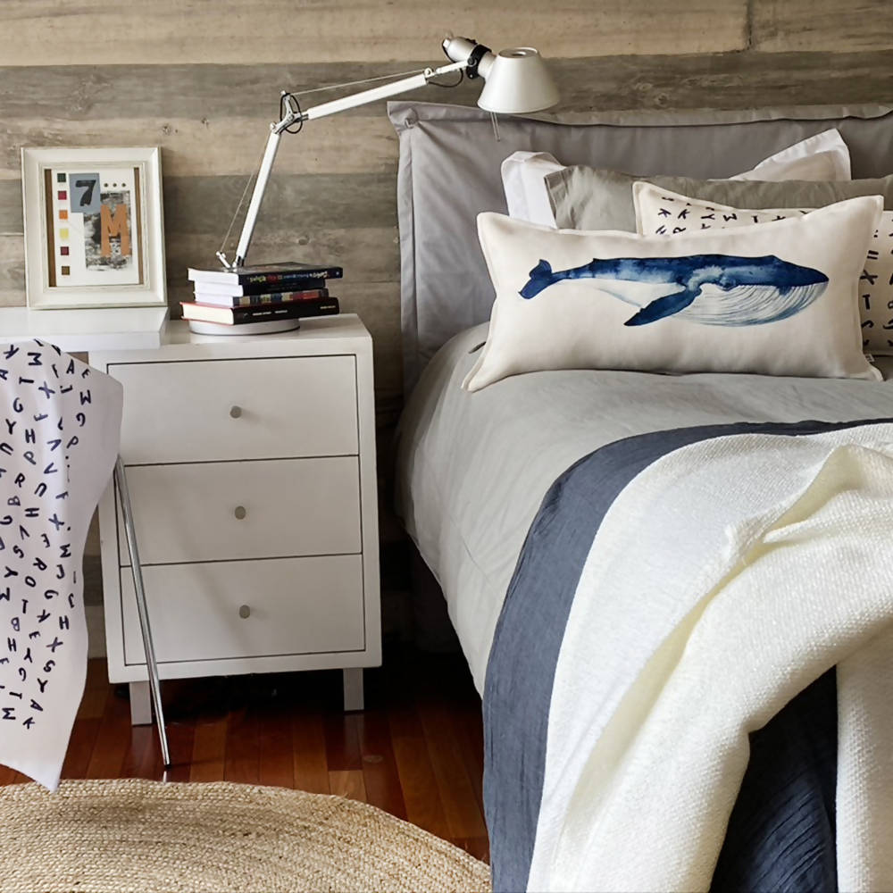 Cojín Ballena Azul - 70 x 35