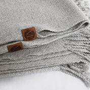 Poncho Alpaca color Gris