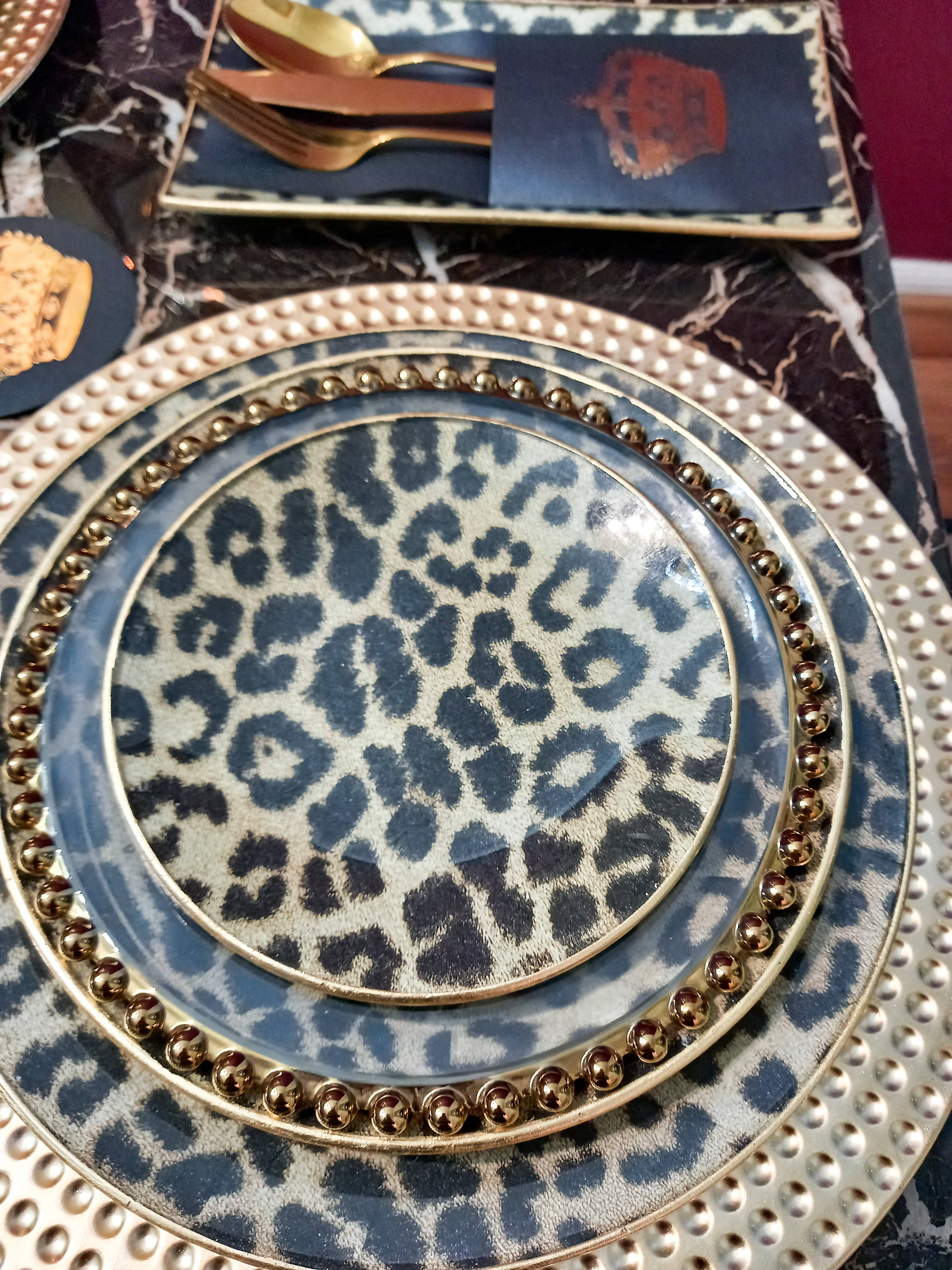 Plato fondo Print redondo