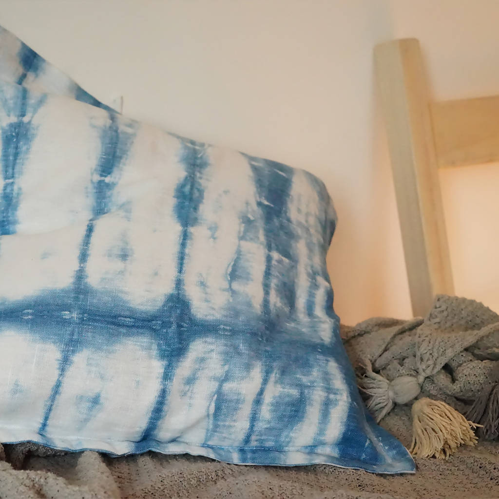 Cojin Indigo Shibori