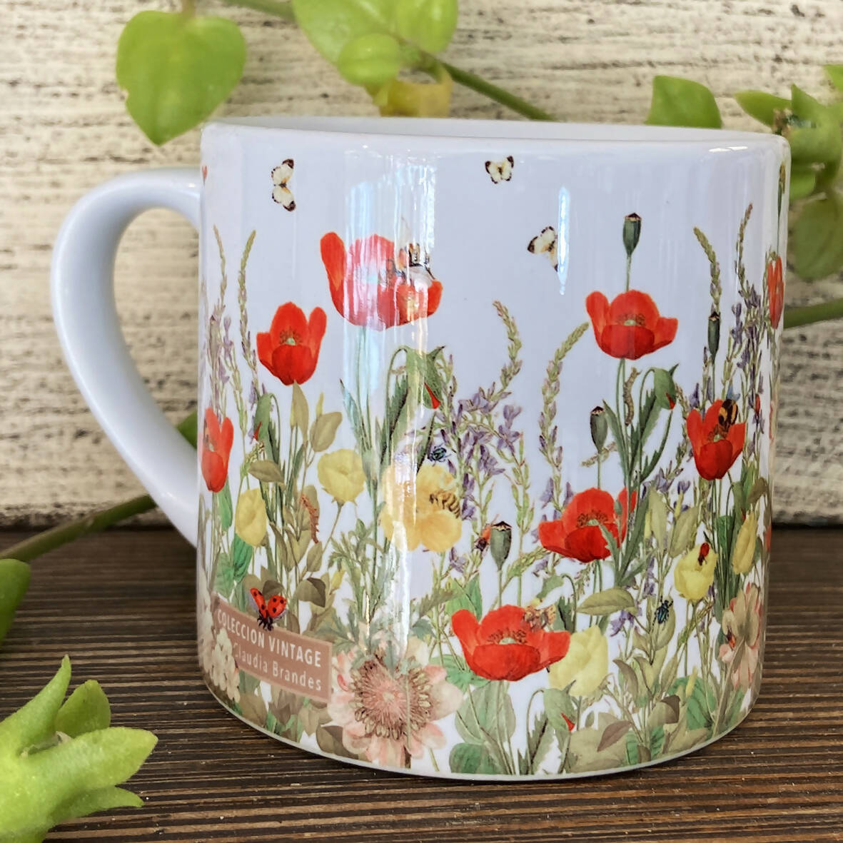 Taza de café Amapolas 150cc