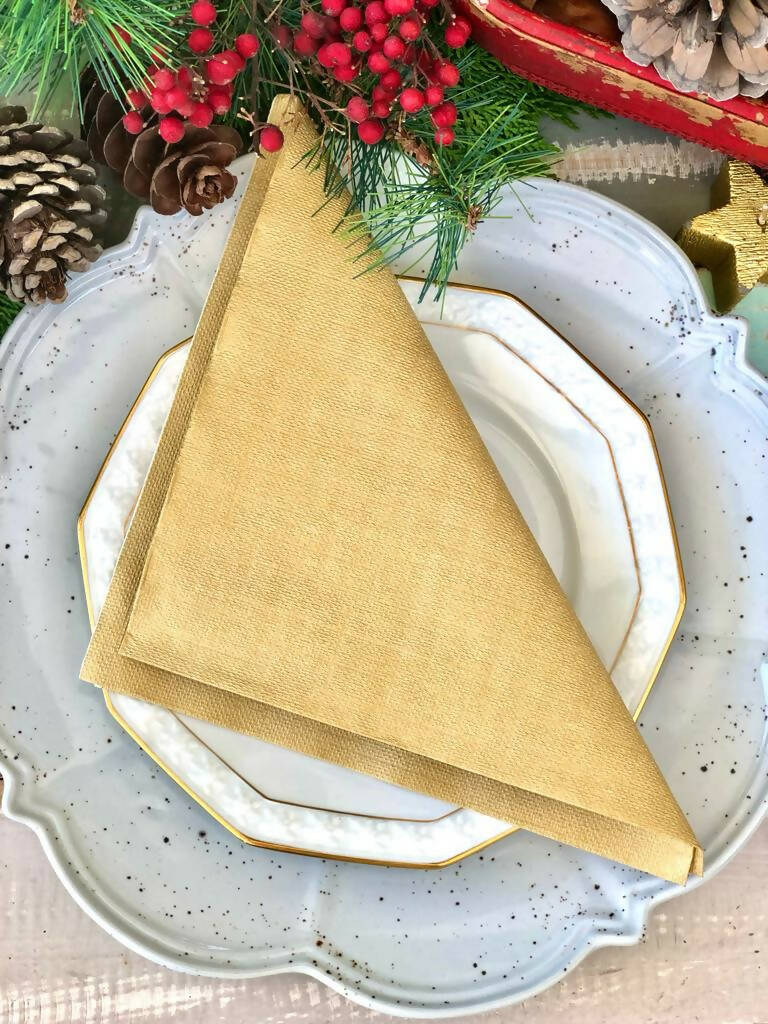 Servilleta Dorada