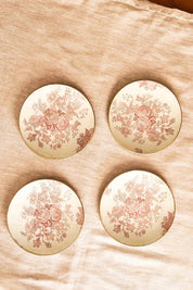 Plato Pan redondo, flores