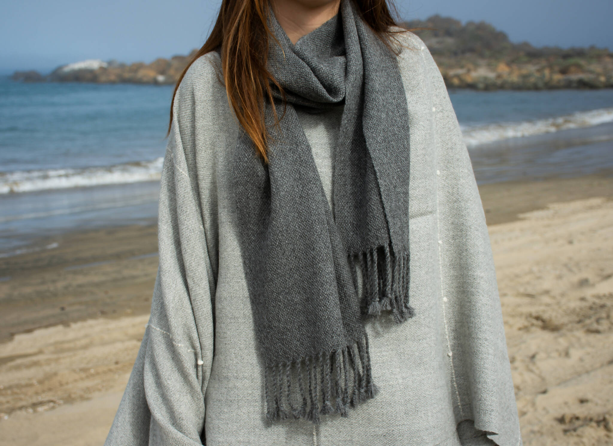 Bufanda Lisa Natural Alpaca