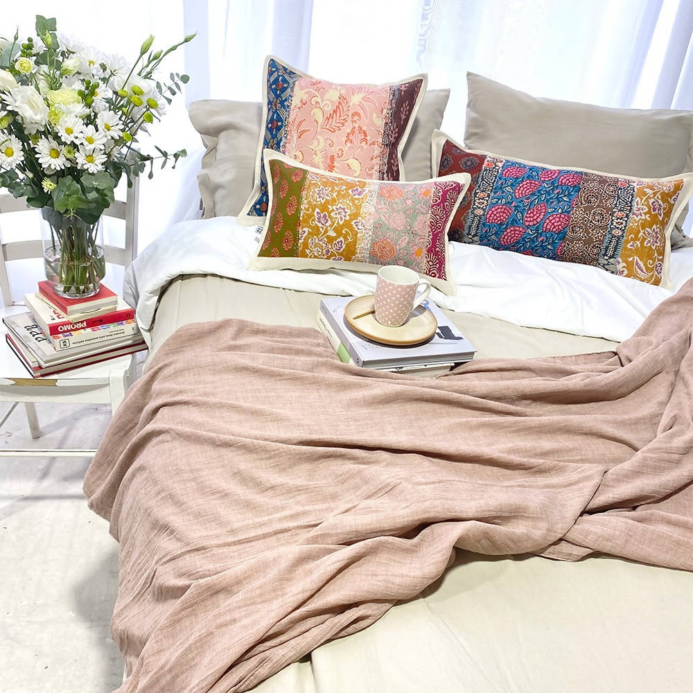 Cojín Boheme-Blanca 1 - 70 x 35