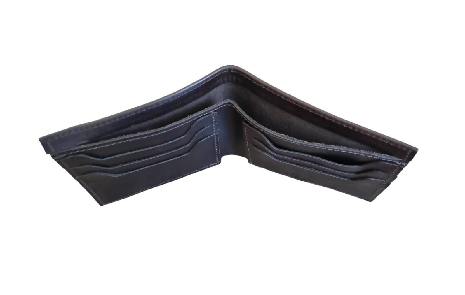 Billetera Hombre Cuero Café Oscuro