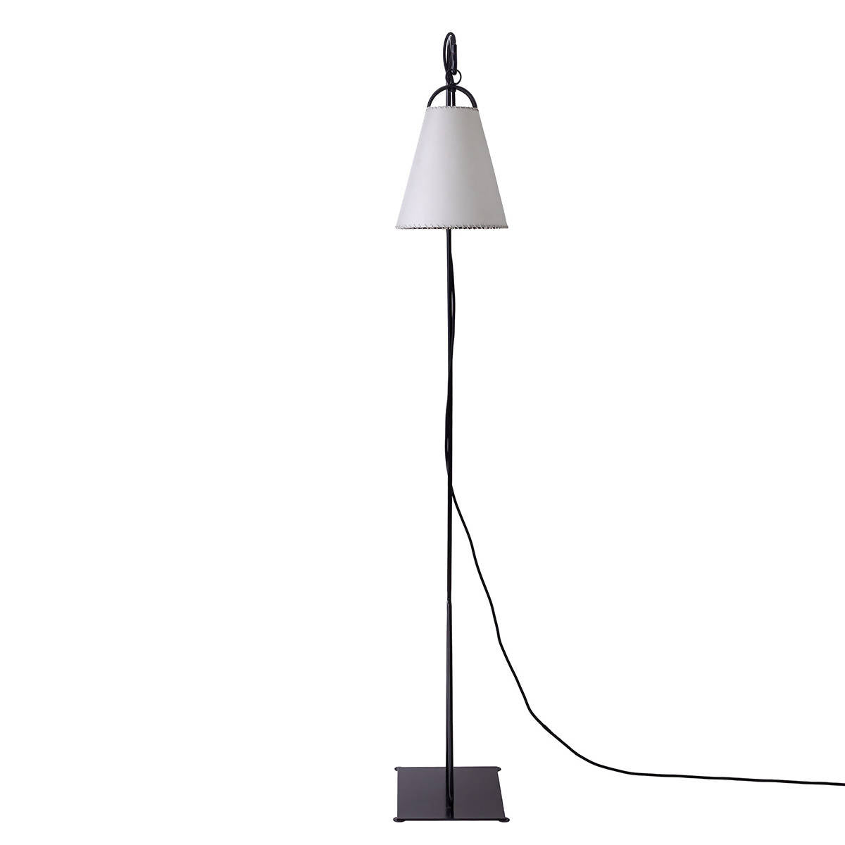 Cencerro Pergamino Base Fierro Pie