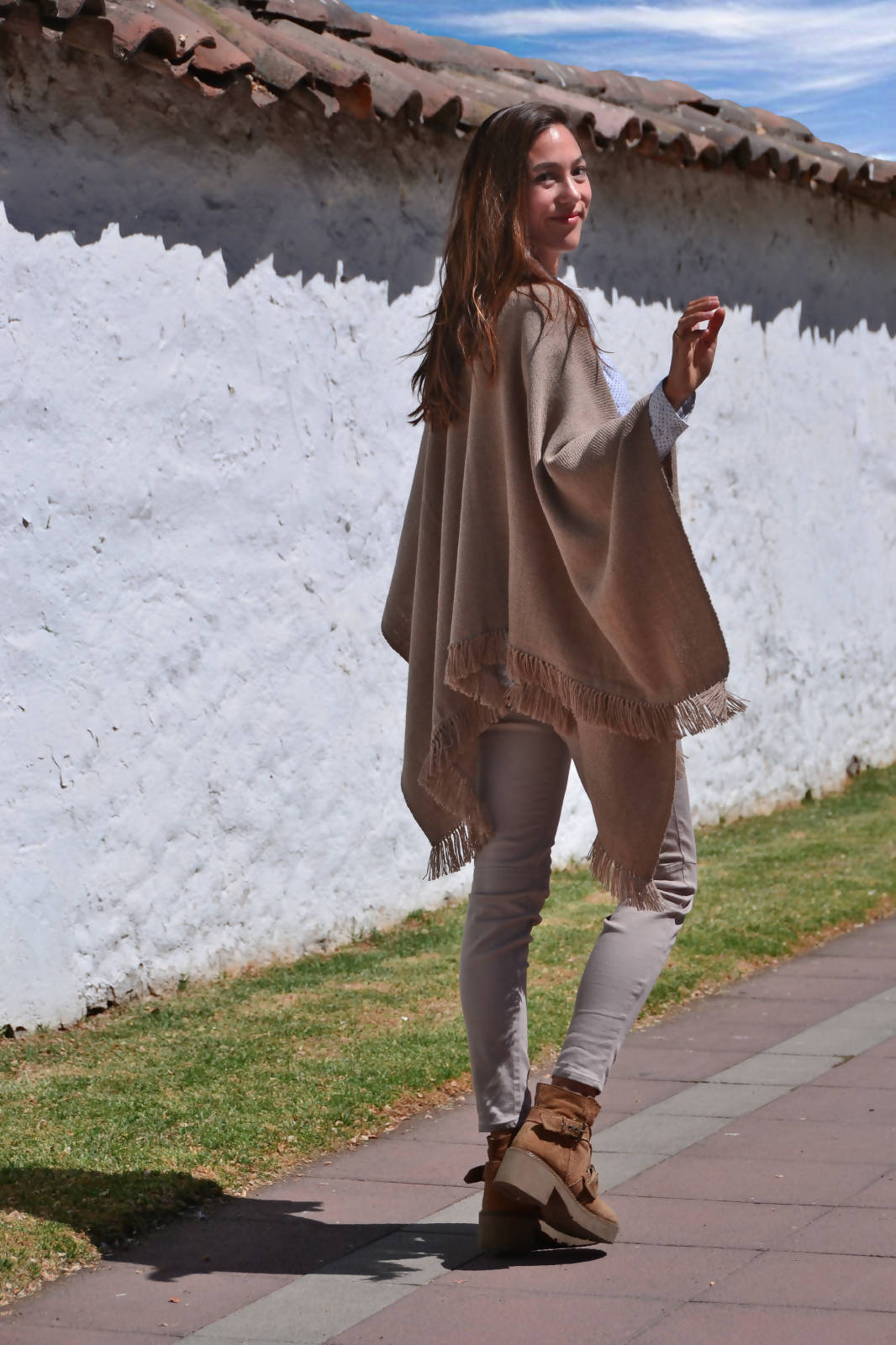 RUANA BABY ALPACA VISON