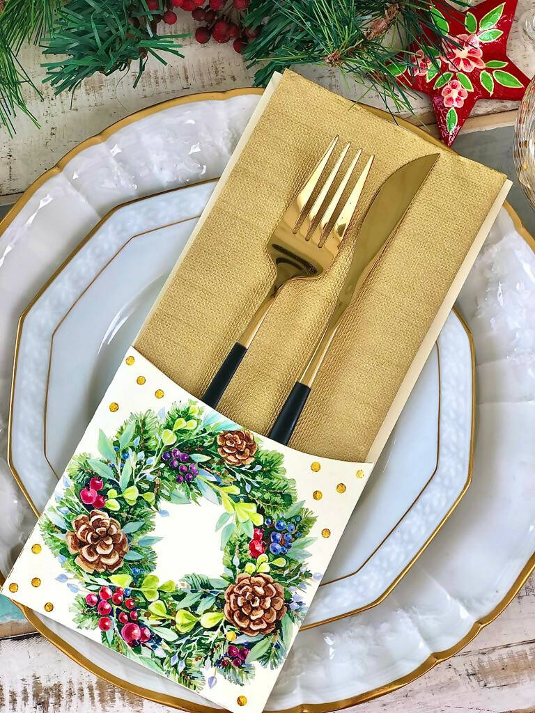 Porta Cubierto Corona Pino