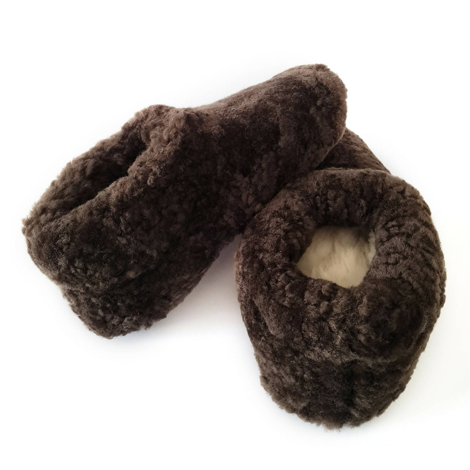 Pantuflas De Oveja Cafe Tallas Adulto – Creado en Chile