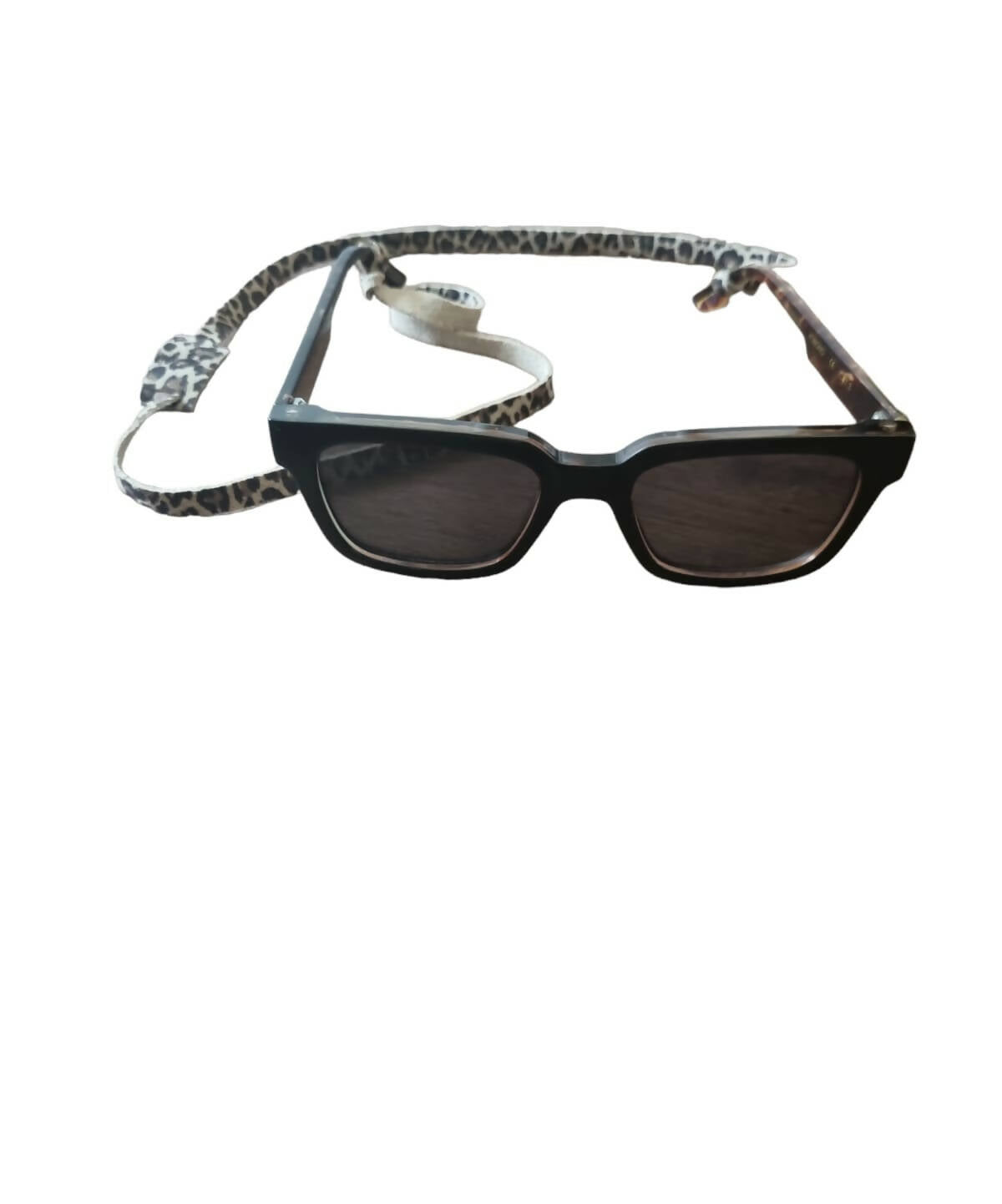 Strap Ajustable de Cuero Animal Print para Anteojos