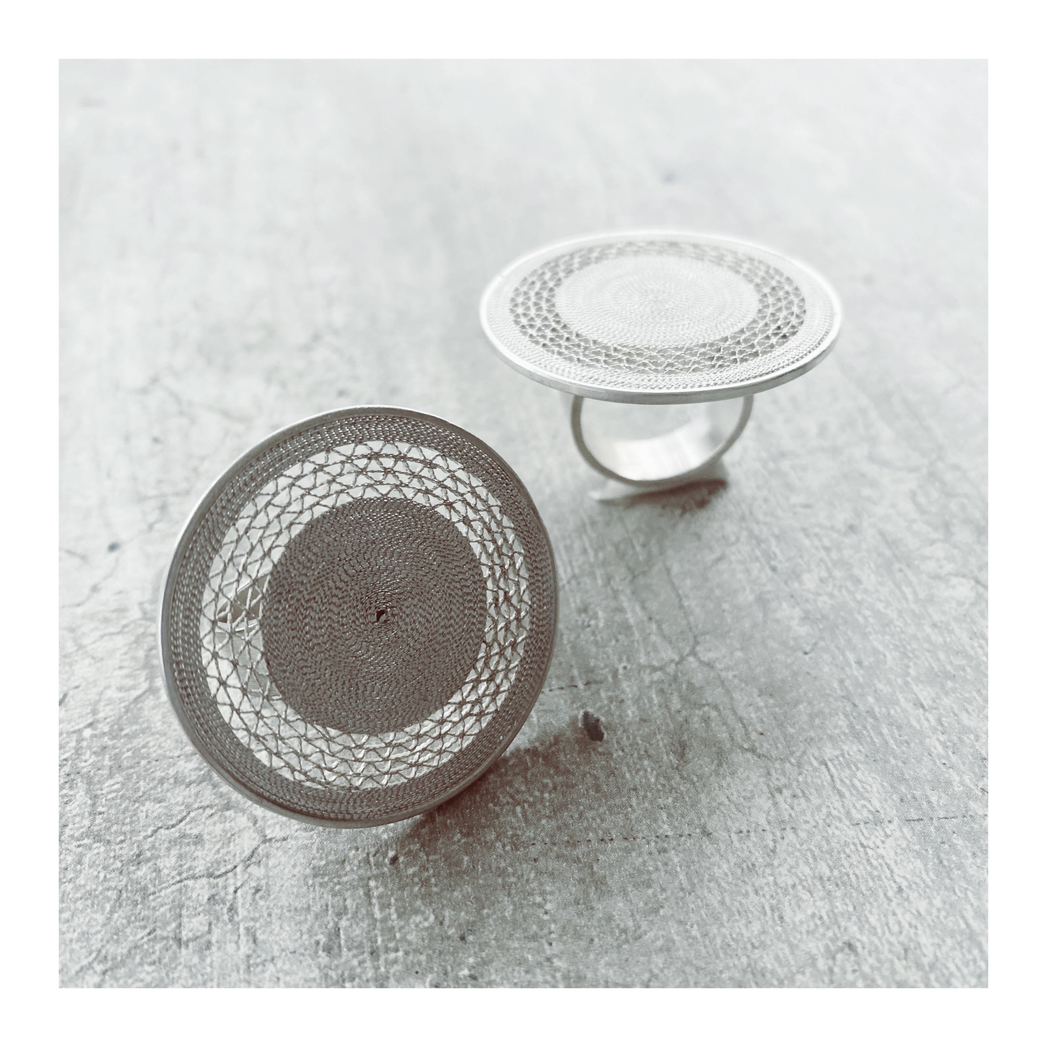 Anillo plata diseño