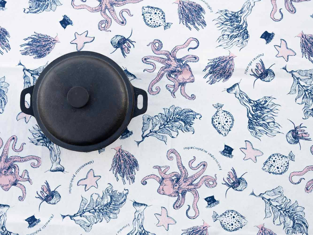 Mantel Fondo Marino 150 x 180 cm