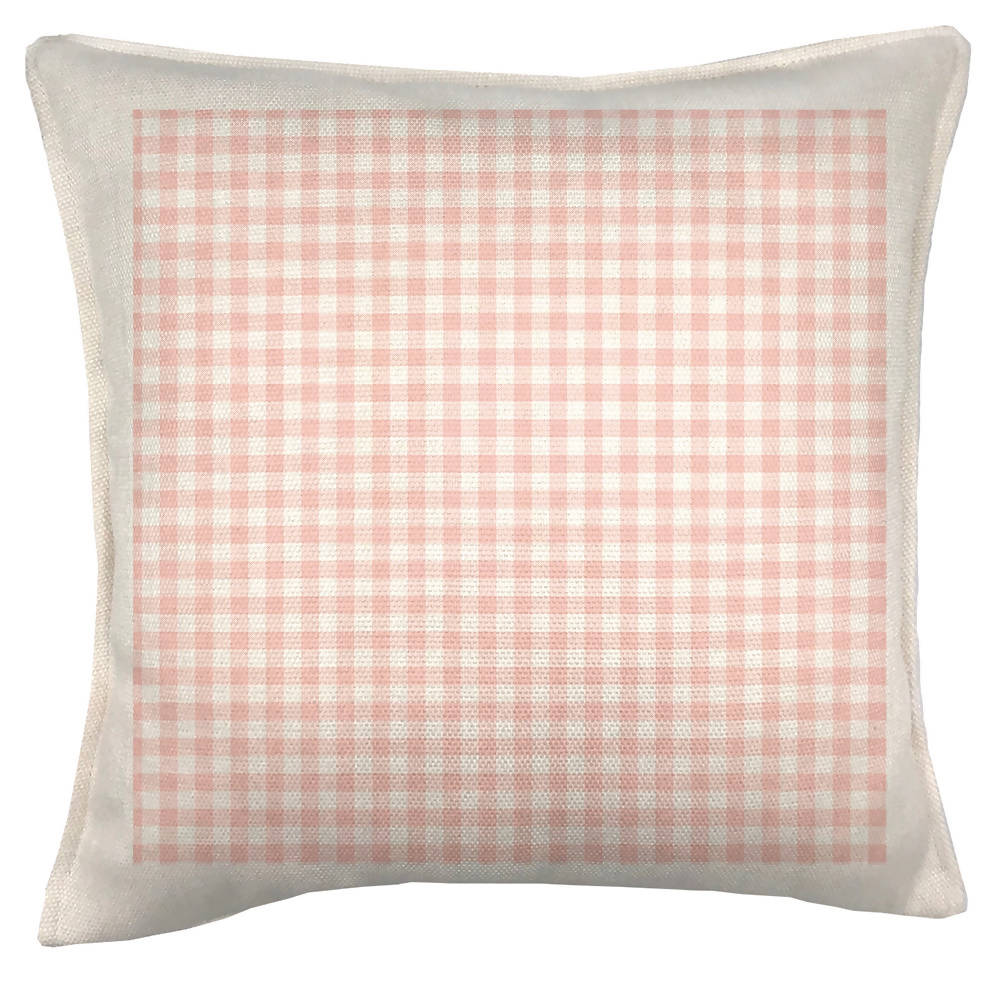 Cojín Cuadrillé Rosa - 45 x 45