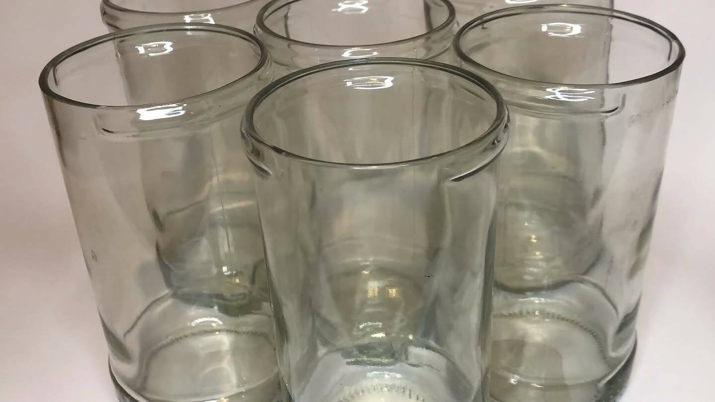 Stoneglass sixpack vasos transparentes