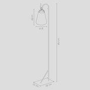 Cencerro Pergamino Base Fierro Pie